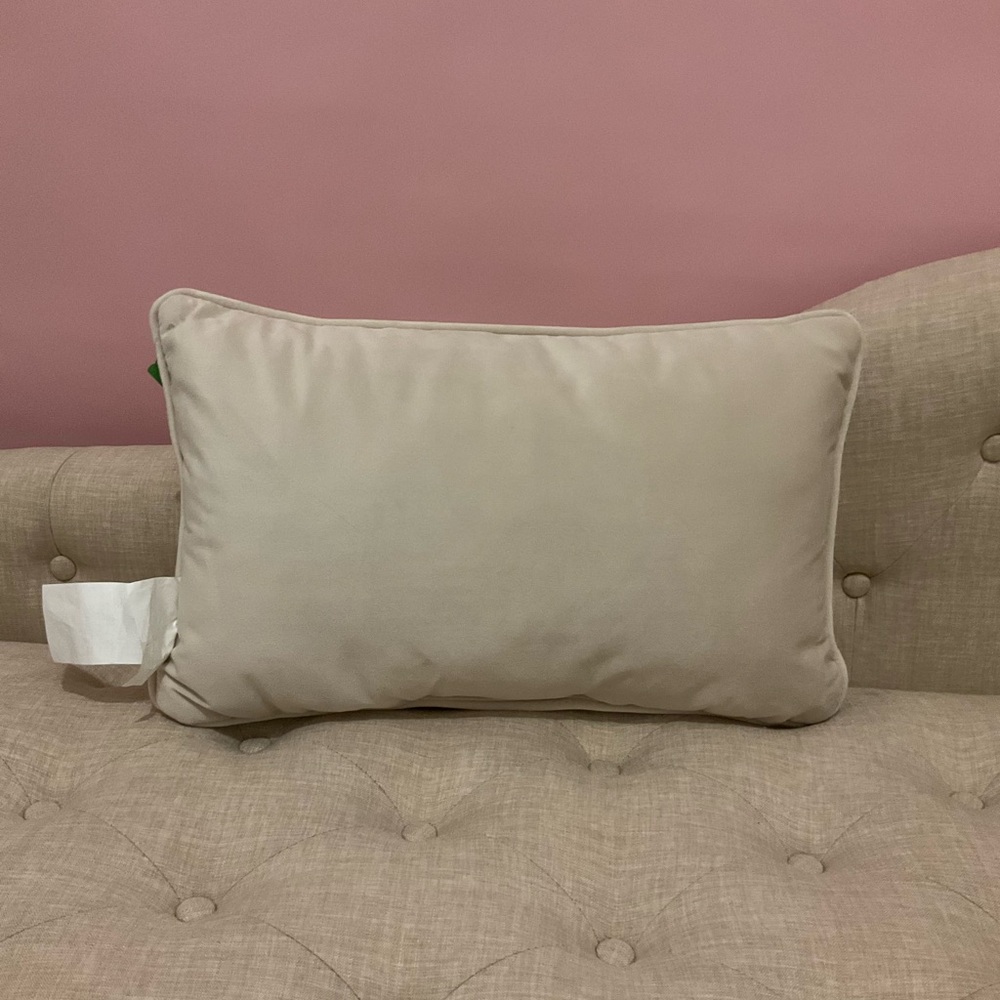 Shabby Chic Rose Floral Decorative Accent Pillow - Picture 2 of 2